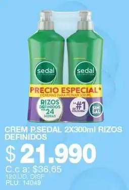 Mercar Sedal crem p. rizos definidos oferta