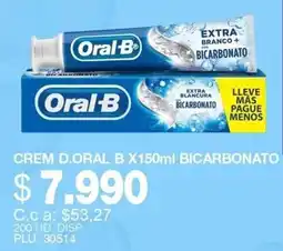 Mercar Oral B crem d.oral b bicarbonato oferta