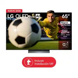 Falabella Televisor 65 pulgadas |4K UHD OLED Evo|Dolby Vision |OLED65C6PSA|Incluye AI Magic Remote oferta