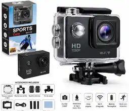 Falabella Cámara Deportiva Hd 1080p Resistente Al Agua Negro oferta