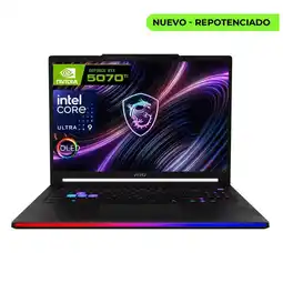 Falabella PORTATIL RAIDER 16 MAX HX B2WH-004US INTEL CORE ULTRA 9 290HX PLUS RAM 32GB SSD 1TB RTX 5070TI oferta