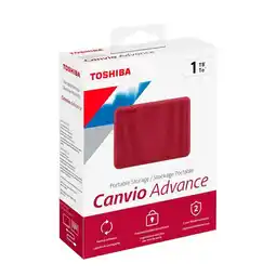 Falabella Disco Duro Externo Canvio Advance 1 TB Usb 3.2 - Rojo oferta