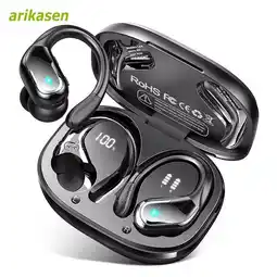 Falabella Auriculares Bluetooth 5,3 de 75 horas, auriculares inalámbricos impermeables oferta