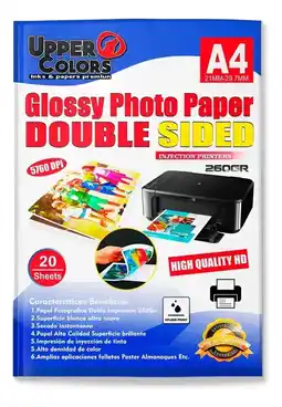 Falabella Papel Fotografico Brillante Doble Cara x 20 hojas oferta