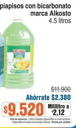 Alkosto Alkosto - pisos con bicarbonato oferta