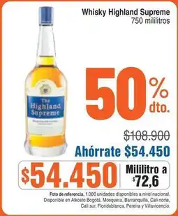 Alkosto Highland supreme - whisky oferta