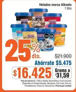 Alkosto Alkosto - helados oferta