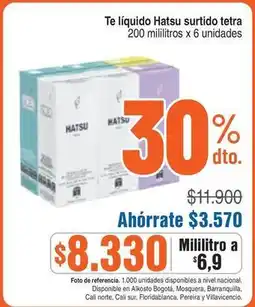 Alkosto Nacional - te líquido oferta