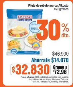 Alkosto Alkosto - filete de róbalo oferta