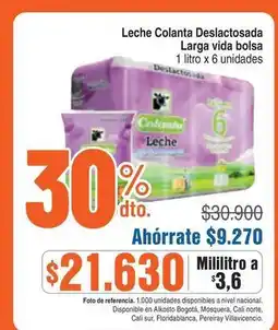Alkosto Colanta - leche deslactosada larga vida bolsa oferta