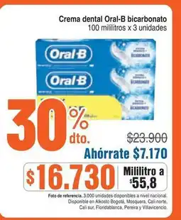 Alkosto Oral b - crema dental bicarbonato oferta