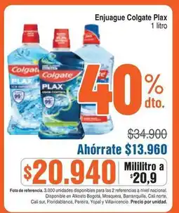 Alkosto Colgate - enjuague plax oferta