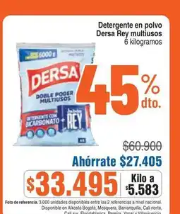 Alkosto Dersa - detergente en polvo multiusos oferta