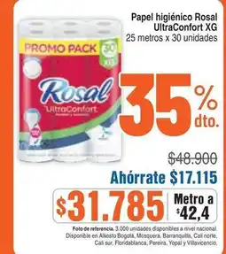 Alkosto Rosal - papel higiénico ultraconfort oferta