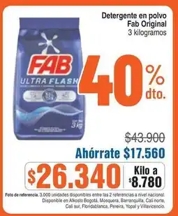 Alkosto Fab - detergente en polvo oferta