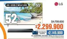 Alkosto Lg - 4k-uhd / mini led tv 55 oferta