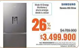 Alkosto Samsung - nevera 455 litros oferta