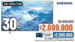Alkosto Samsung - 4k-uhd/led tv 70 oferta