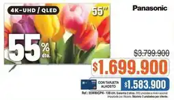 Alkosto Panasonic - 4k-uhd / qled 55 tv oferta