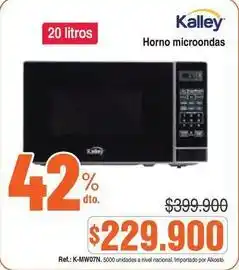 Alkosto Kalley - horno microondas oferta