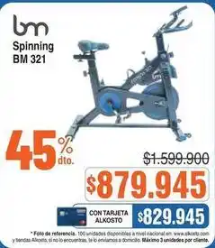 Alkosto Alkosto - spinning bm 321 oferta