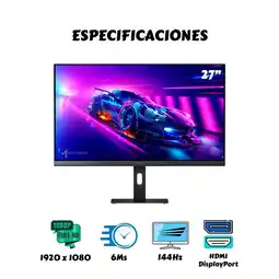 Falabella Monitor Gamer 27 Pulgadas Full Hd 144hz A27i 2026 oferta