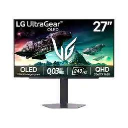 Falabella Monitor Gamer 27GX704A UltraGear GX7 OLED 27 240Hz 0.03ms oferta