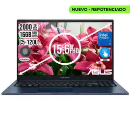 Falabella Portatil VivoBook Core 5 120U Ssd 2TB Ram 16Gb Fhd 15.6 TOUCH oferta