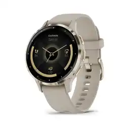 Falabella Smartwatch Venu 3S color Beige con bisel dorado con pantalla amoled oferta