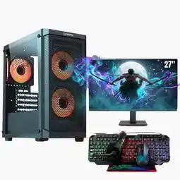 Falabella PC GAMER R5 5600G MONITOR 27 FHD 75HZ 16GB RAM SSD 1TB COMBO GAMER oferta