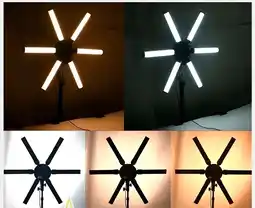 Falabella Aro de Luz Estrella 6 Barras con Trípode 2 m y Soporte Celular oferta