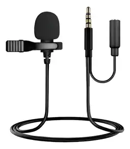 Falabella Micrófono De Solapa Lavalier 3.5 Aux, 3.5mm Negro oferta