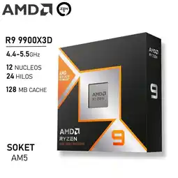 Falabella Procesador Ryzen 9 RYZEN 9 9900X 3D AM5 Eficiencia De Alto Nivel oferta