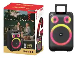 Falabella Parlante Profesional Speaker Luces Led Rgb De 12 , Negro oferta