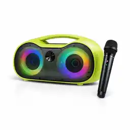 Falabella Parlante Bluetooth Portátil Karaoke 20W Con Micrófono Luces LED oferta