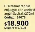 Nova Venta Savital - tratamiento sin enjuague con aceite de argán código: 54076 oferta