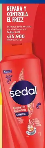 Nova Venta Sedal - shampoo keratina y antioxidantes oferta