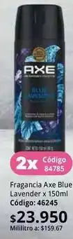 Nova Venta Axe - fragancia blue lavender oferta