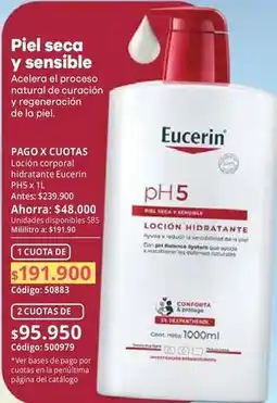 Nova Venta Eucerin - loción corporal hidratante ph5 oferta