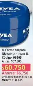 Nova Venta Nivea - crema corporal nutritiva oferta