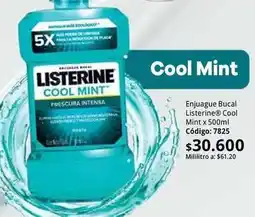 Nova Venta Listerine - enjuague bucal cool mint oferta