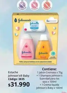 Nova Venta Johnson's - estuche baby código: 3835 oferta