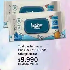 Nova Venta Toallitas húmedas x 100 unds código: 46555 oferta