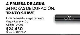 Nova Venta Vogue - lápiz delineador en gel para ojos resist x 1.2g código: 39288 oferta