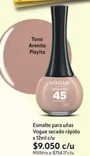 Nova Venta Vogue - esmalte para uñas secado rápido oferta