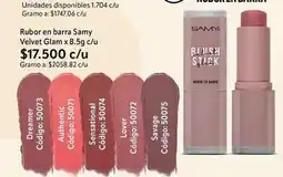 Nova Venta Rubor en barra velvet glam x 8.5g oferta