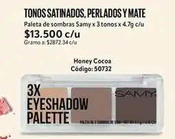 Nova Venta Honey - paleta de sombras 3x oferta