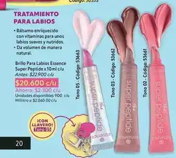 Nova Venta Essence - brillo para labios super peptide oferta