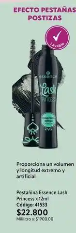 Nova Venta Essence - pestañina lash princess x 12ml código: 41533 oferta