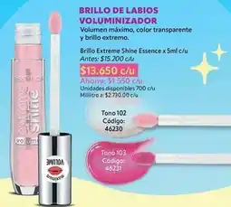 Nova Venta Essence - brillo de labios voluminizador oferta
